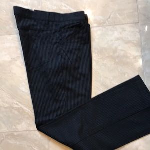 H&M’s black pinstriped dress pants